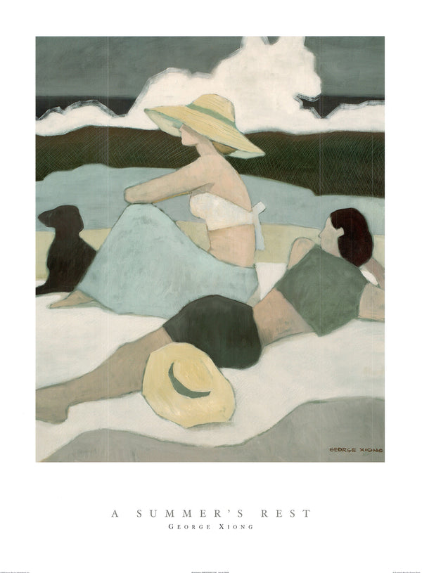 Summer's Rest by George Xiong- 24 X 32 Inches (Art Print)