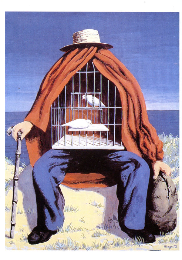 Le thérapeute by René Magritte - 4 X 6 Inches (10 Postcards)