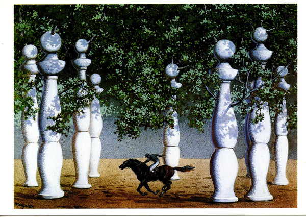Le jockey perdu by René Magritte - 4 X 6 Inches (10 Postcards)