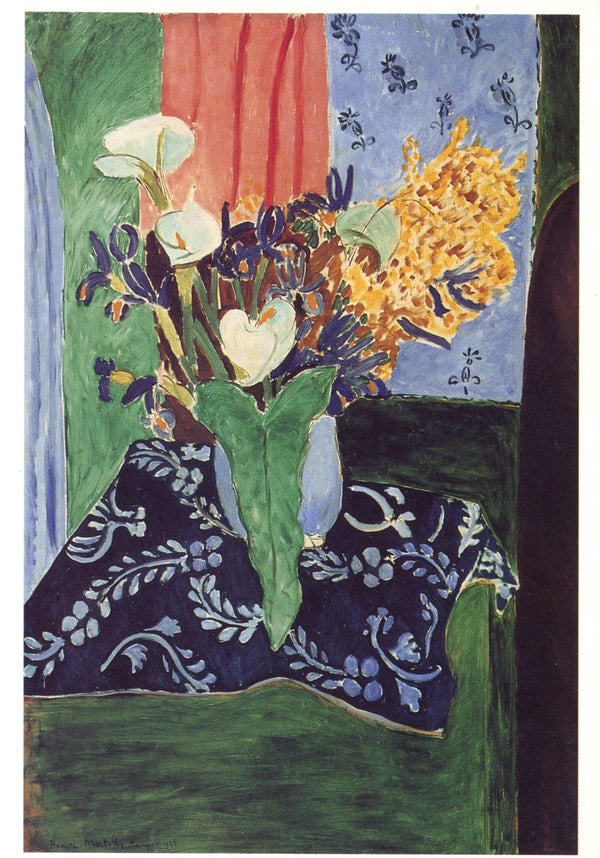 Arums, Iris et Mimosas, 1913 by Henri Matisse - 4 X 6 Inches (10 Postcards)