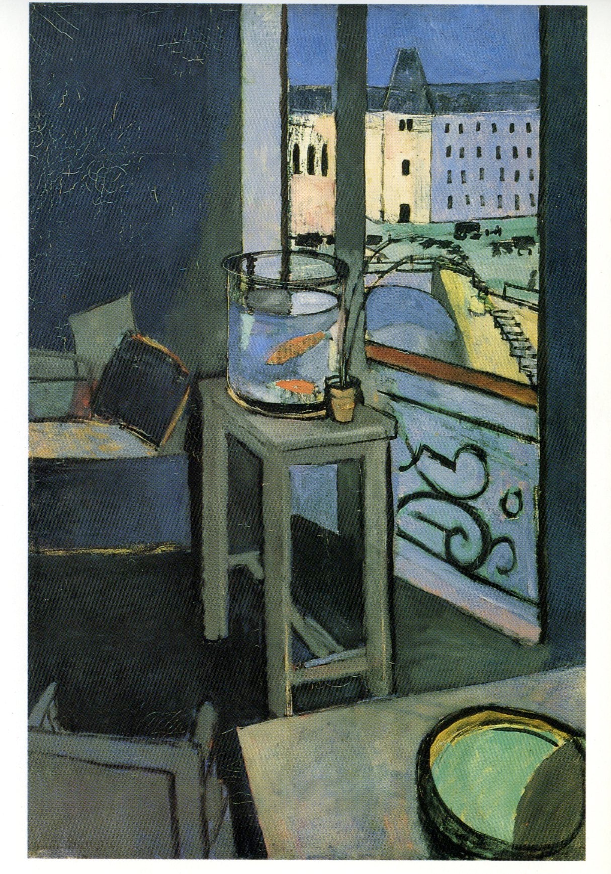 Intérieur, bocal de poissons rouge, 1914 by Henri Matisse - 4 X 6 Inch ...