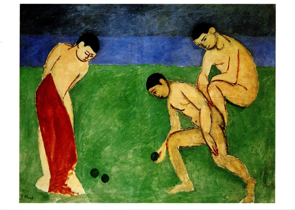 Les joueurs de boules, 1908 by Henri Matisse - 4 X 6 Inches (10 Postcards)