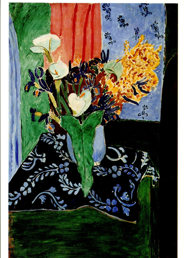 Arums, Iris et Mimosas, 1913 by Henri Matisse - 4 X 6 Inches (10 Postcards)