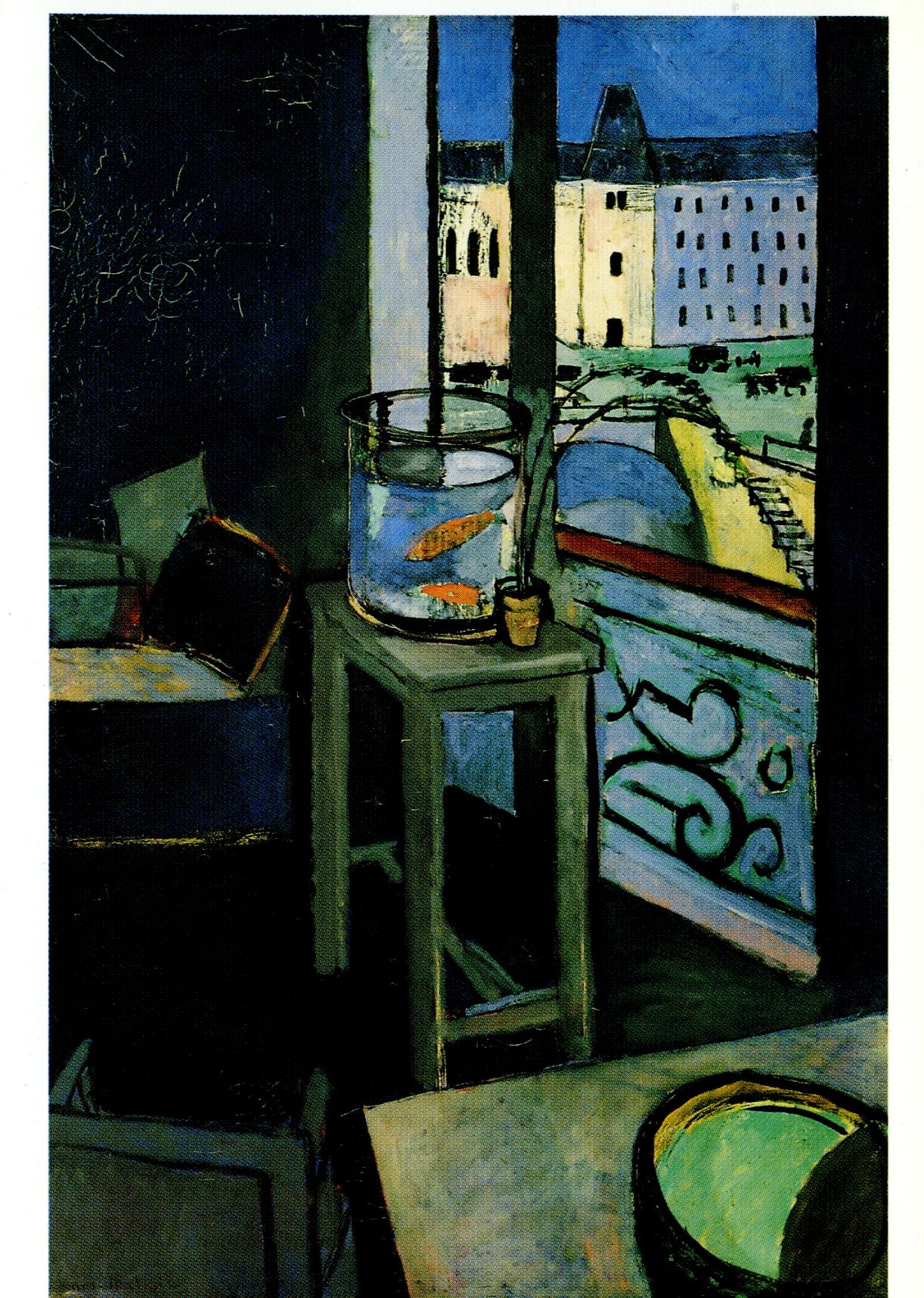Intérieur, bocal de poissons rouges, 1914 by Henri Matisse - 4 X 6 Inc ...
