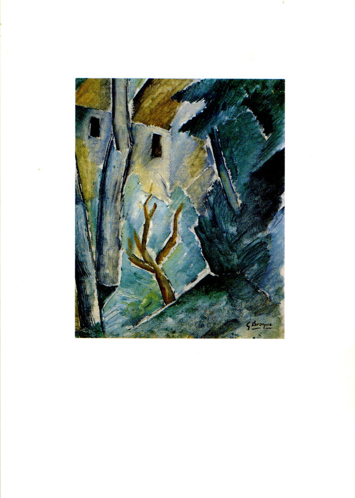 Paysage de Carrières-Saint-Denis, 1909 by Georges Braque - 4 X 6 Inches (10 Postcards)