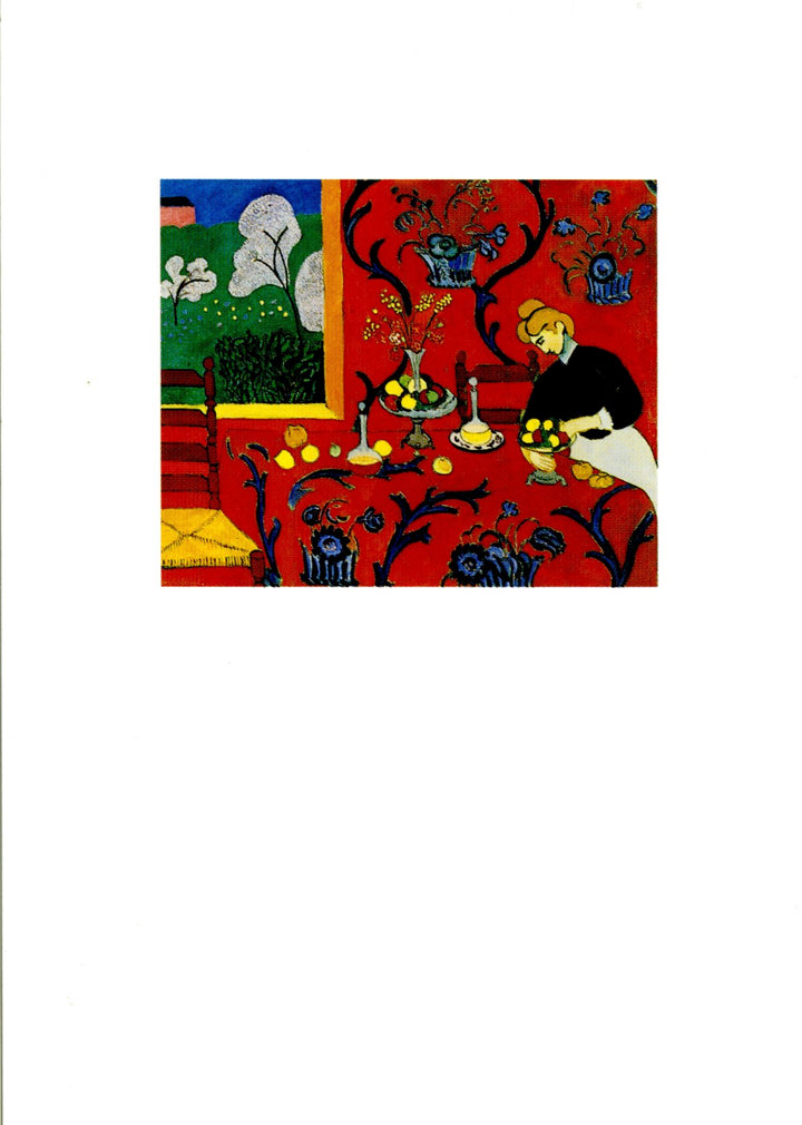 La desserte rouge, 1908 by Henri Matisse - 4 X 6 Inches (10 Postcards)