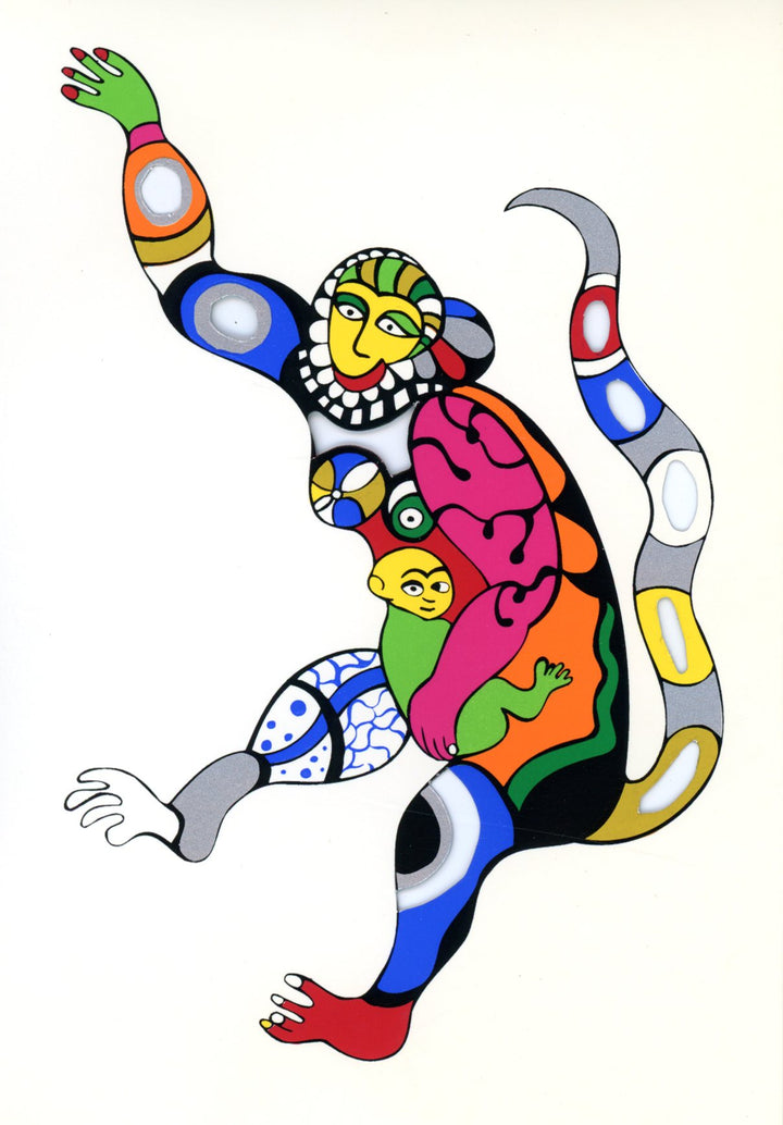 Maternity by Niki de Saint Phalle - 4 X 6 Inches (Serigraphed Postcard)