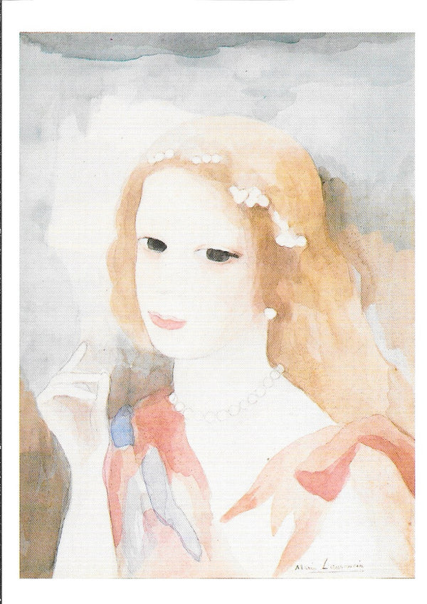 Young Girl by Marie Laurencin - 4 X 6 Inches (10 Postcards)
