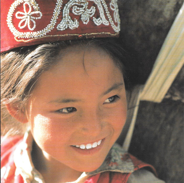 Young Kazakh girl of the Celestial Mountains by Kevin Kling - 6 X 6 Inches (10 Postcards)