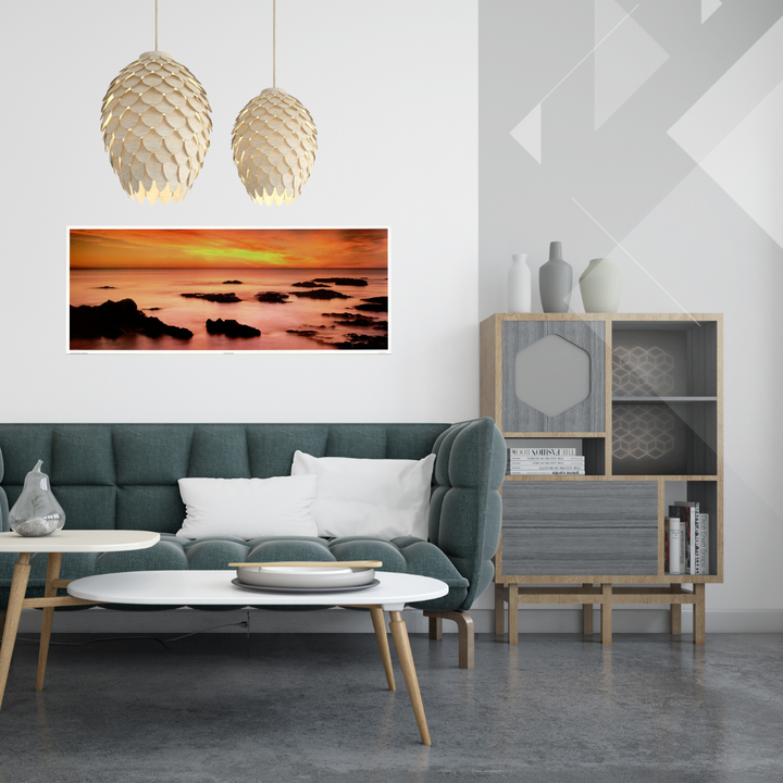 Ocean Sunset - 16 X 40 Inches (Art print)