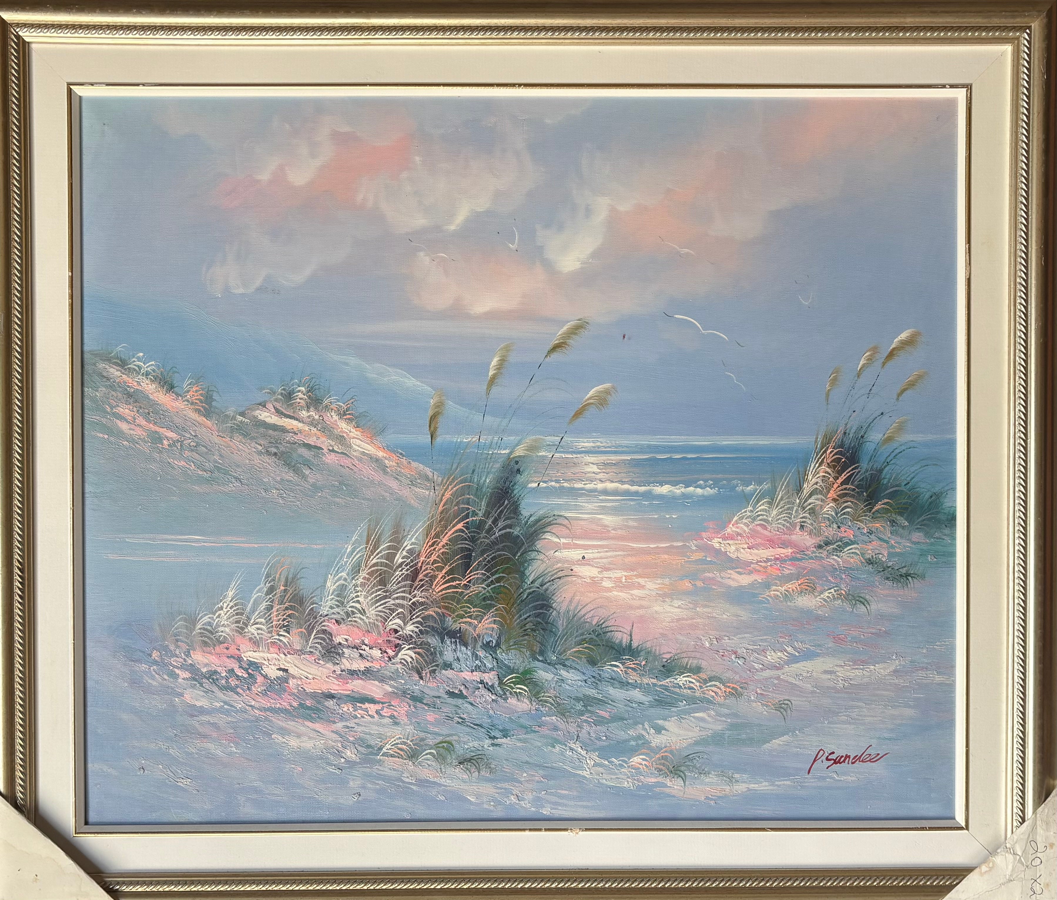 Untitled by P.Sandee, 25 X 29 Inches - (Framed Oil on Canvas Ready to ...
