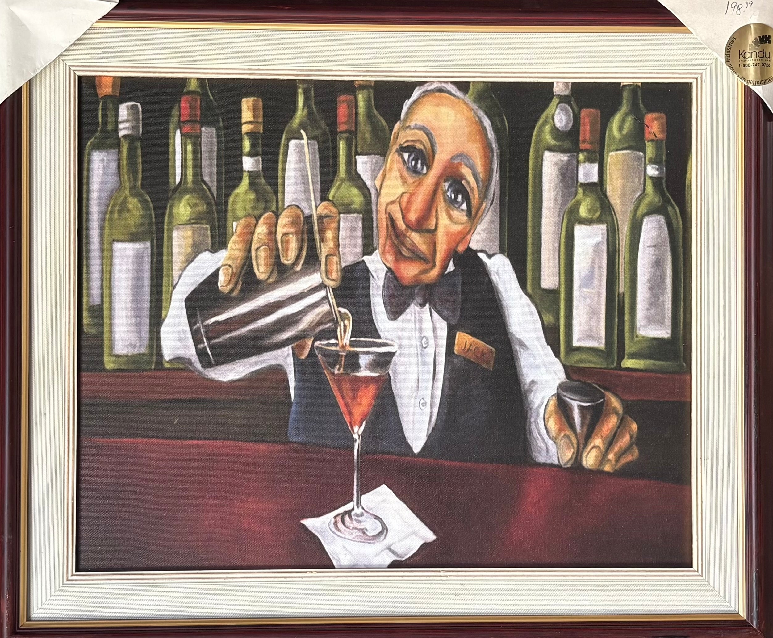 Untitled by Rafuse, 22 X 25 Inches - (Framed Print Transfer on Canvas ...