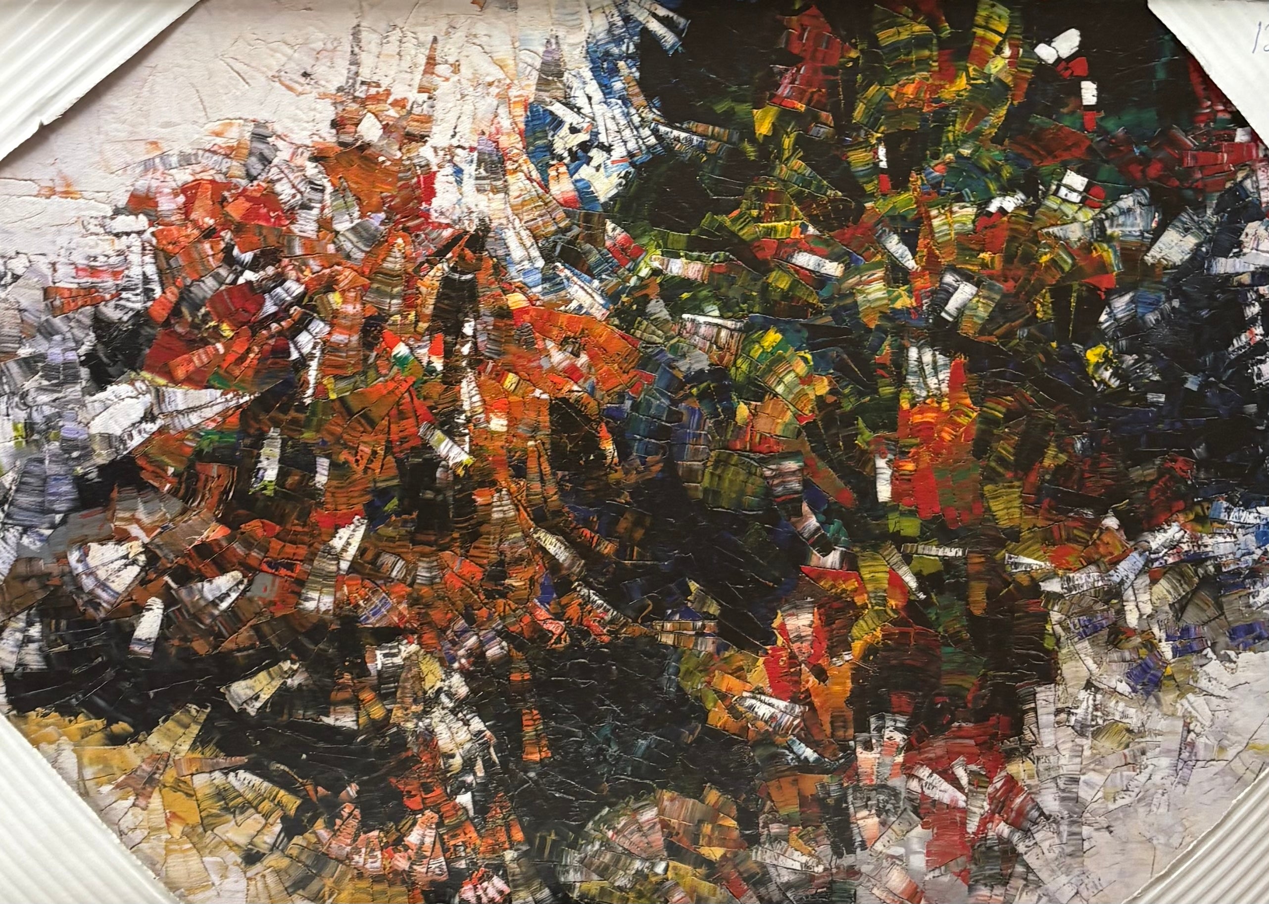Simon Riopel Untitled by Riopel, 18 X 24 Inches - (Transfer on Canvas Ready To Hang ...