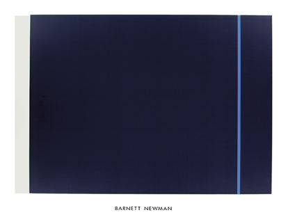 Midnight Blue, 1970 by Barnett Newman - 40 X 48 Inches (Silkscreen / Sérigraphie)