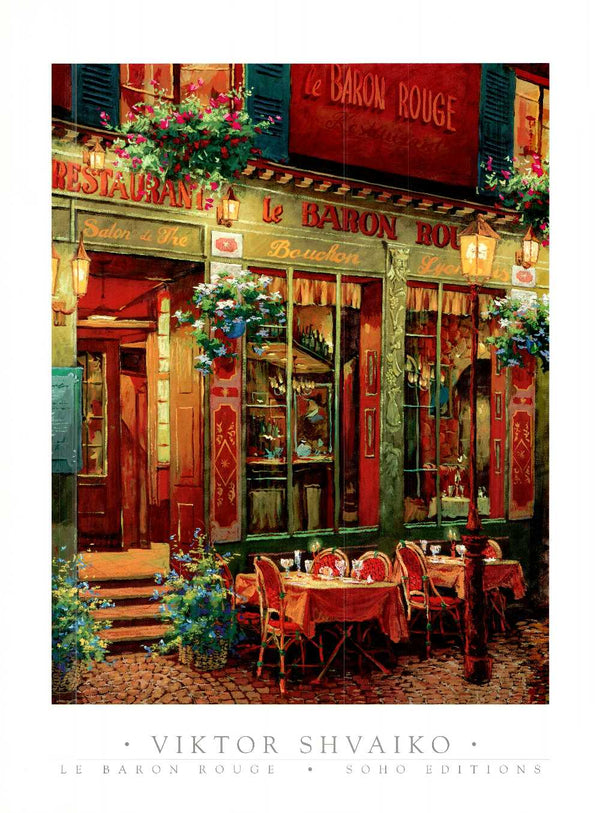 Le Baron Rouge by Viktor Shvaiko - 27 X 36 Inches (Art Print)