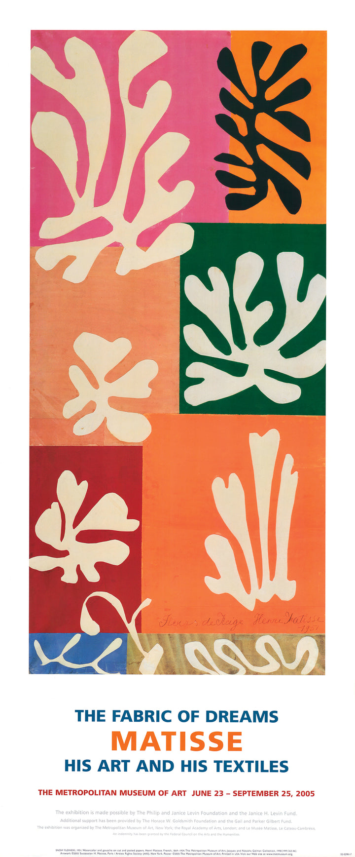 Snow Flowers, 1951 by Henri Matisse - 17 X 41 Inches (Art Print)