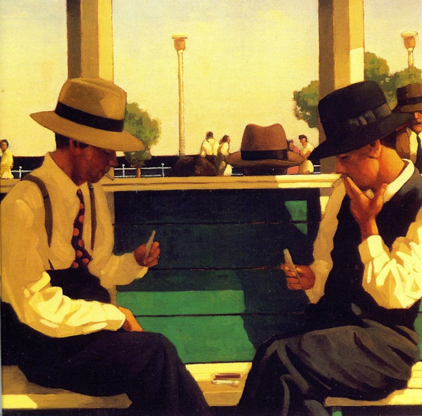 The Duellists by Jack Vettriano - 6 X 6 Inches (Note Card)