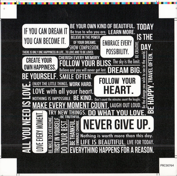 Never Give Up - 16 X 16 Inches (Canvas Roll or Stretched ready to hang)