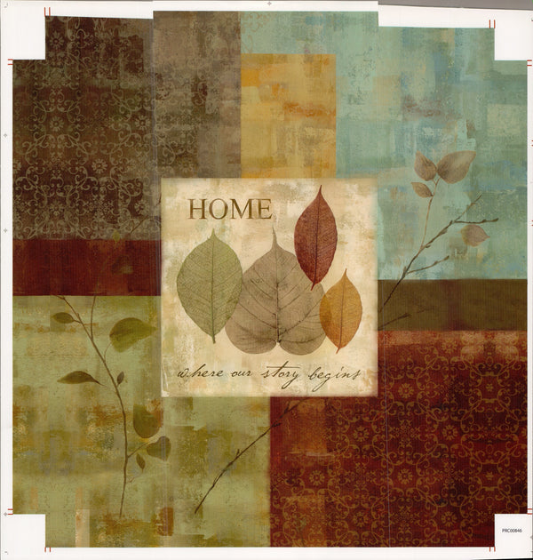 Home - 24 X 24 Inches (Canvas Roll or Stretched ready to hang)