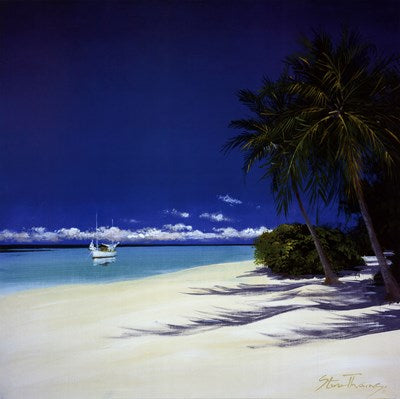 The Beach by Steve Thoms - 24 X 24 Inches (Art Print)