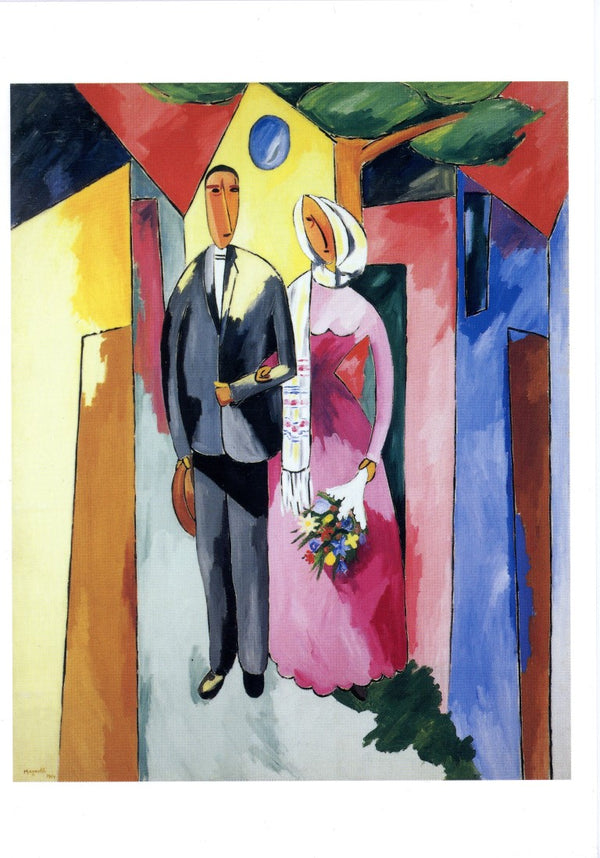 The Newlyweds, 1914 by Alberto Magnelli - 5 X 7 Inches (Greeting Card)