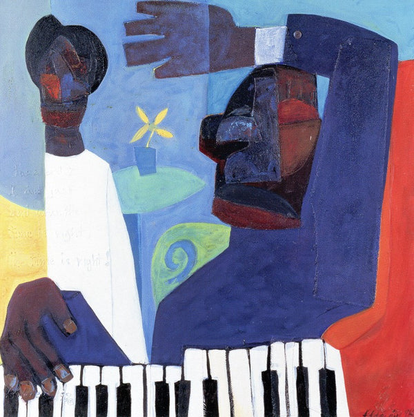 Love Song, 1998 by Francks Deceus - 6 X 6 Inches (Greeting Card)
