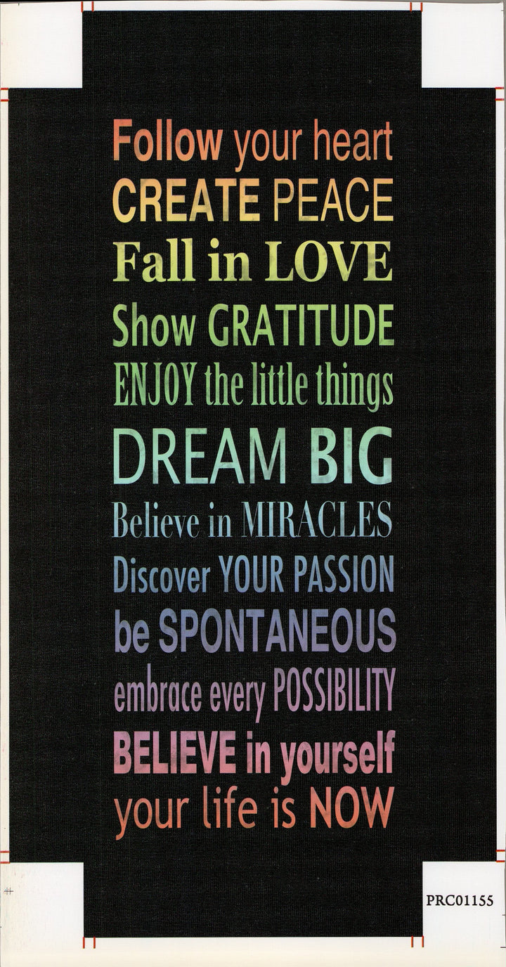 Dream Big - 8 X 18 Inches (Canvas Roll or Stretched ready to hang)