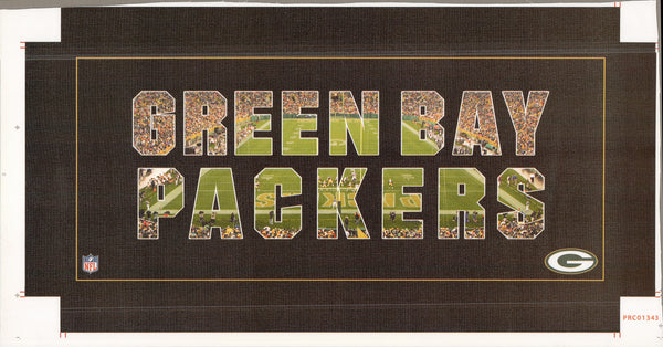 Green Bay - Packers - 12 X 26 Inches (Canvas Roll or Stretched ready to hang)