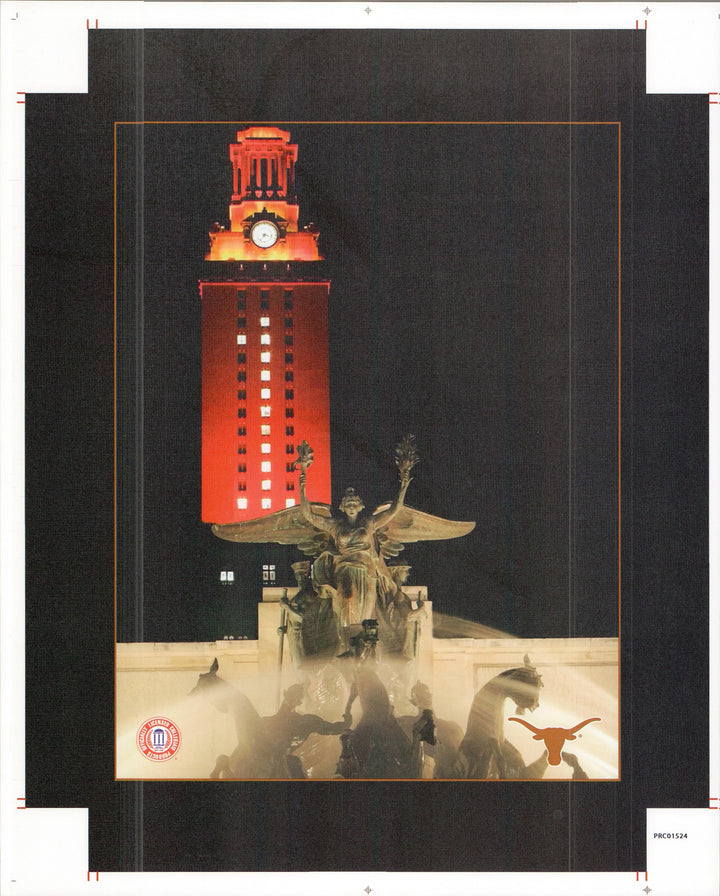 The Red Tower - 15 X 19 Inches (Canvas Roll or Stretched ready to hang)