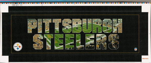 Pittsburgh - Steelers - 12 X 36 Inches (Canvas Roll or Stretched ready to hang)