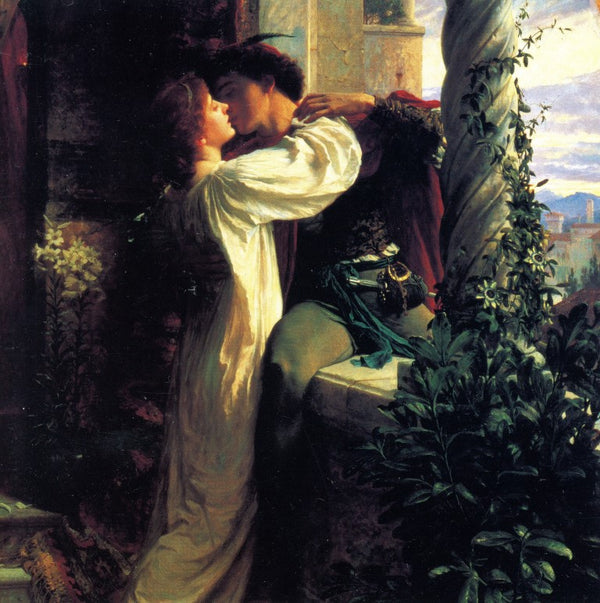Romeo and Juliet, 1884 by Sir Frank Dicksee - 6 X 6 Inches (Greeting Card)