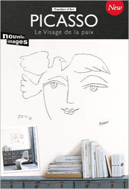 Le visage de la paix by Pablo Picasso - 17 X 25 Inches (Transfert d'Art - Homes Stickers)