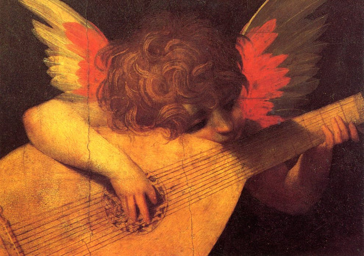 Musical Angel, 1540 by Rosso Fiorentino - 5 X 7" (Greeting Card)