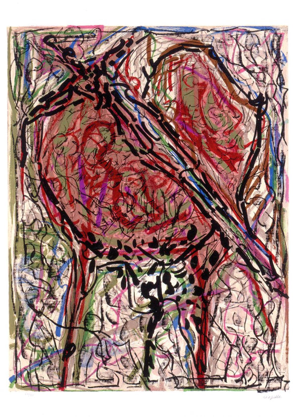 World Heart Month, 1972 by Jean-Paul Riopelle - 5 X 7 Inches (Note Card)