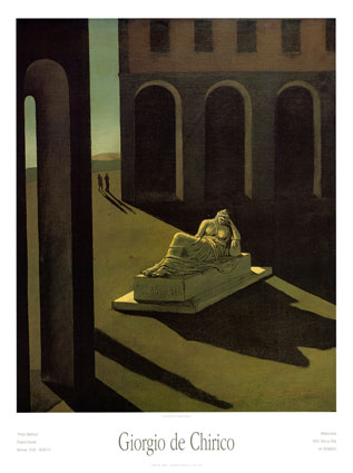 Melancholy by Giorgio De Chirico - 24 X 32 Inches (Art Print)