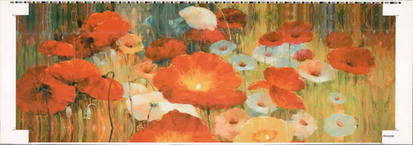 Flowers - 16 X 48 Inches (Canvas Roll or Stretched ready to hang)