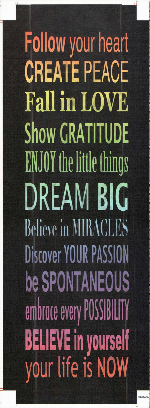 Dream Big - 16 X 48 Inches (Canvas Roll or Stretched ready to hang)
