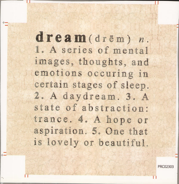 Dream - 12 X 12 Inches (Canvas Roll or Stretched ready to hang)