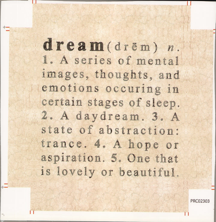 Dream - 12 X 12 Inches (Canvas Roll or Stretched ready to hang)