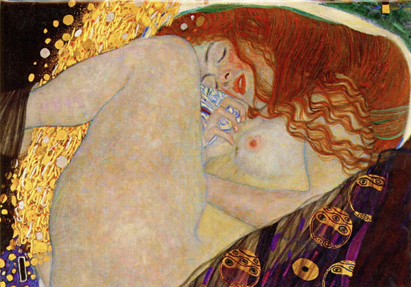 Danae, 1907-1908 by Gustav Klimt - 5 X 7 Inches (Greeting Card)