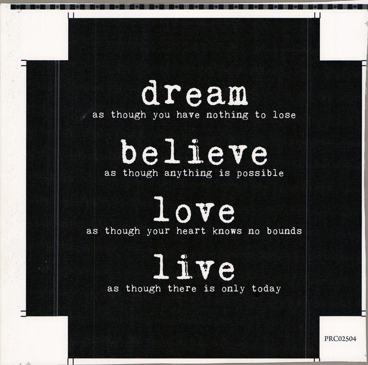 Love Live - 12 X 12 Inches (Canvas Roll or Stretched ready to hang)