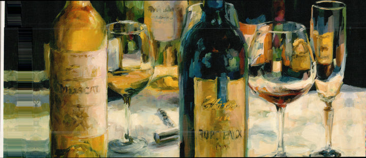 Wine Bottles - 24 X 36 Inches (Canvas Roll or Stretched ready to hang)