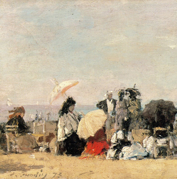 Scène de plage / Trouville, 1873