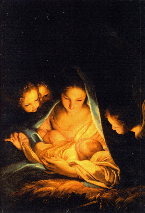 The Holy Night, 1652 by Carlo Maratta - 5 X 7" (Greeting Card)