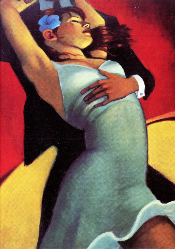Scarlet Dancer by Bill Brauer - 5 X 7 Inches (Greeting Card)
