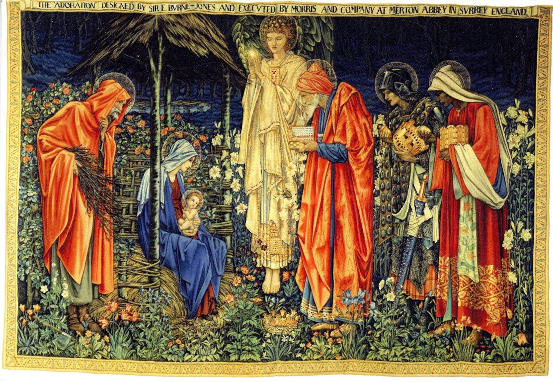 Adoration of the Kings, 1906 by Edward Coley Burne-Jones - 5 X 7