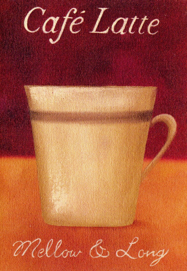 Cafe Latte by Mandy Pritty - 5 X 7 Inches (Note Card)