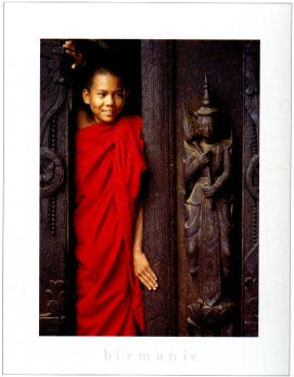 Moine en Birmanie