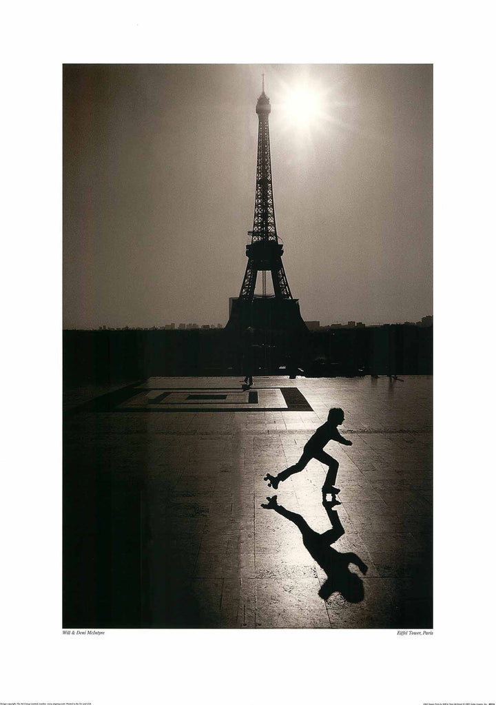 Eiffel Tower, Paris by Will & Den McIntyre - 20 X 28 Inches (Art Print)