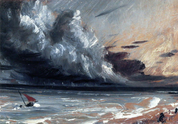 Scène côtière avec un ciel orageux / Scène Côtière Avec Ciel D'orage, 1824